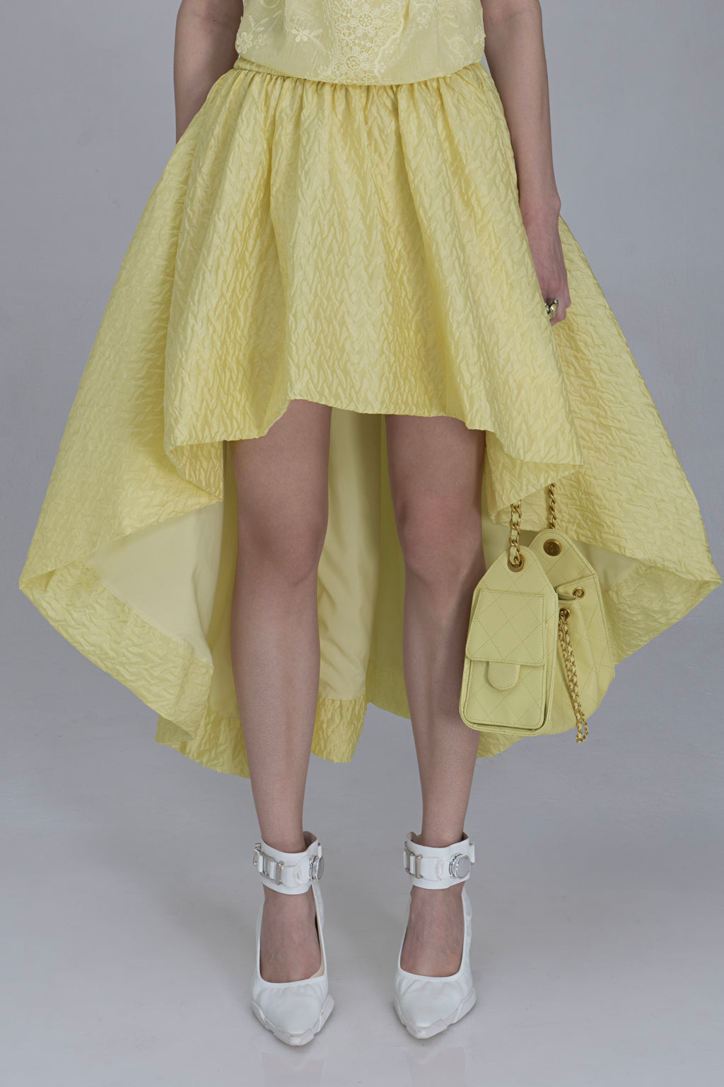 Balloon Jacquard Skirt