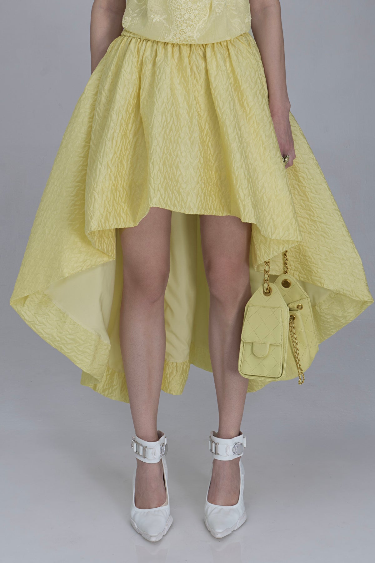 Balloon Jacquard Skirt