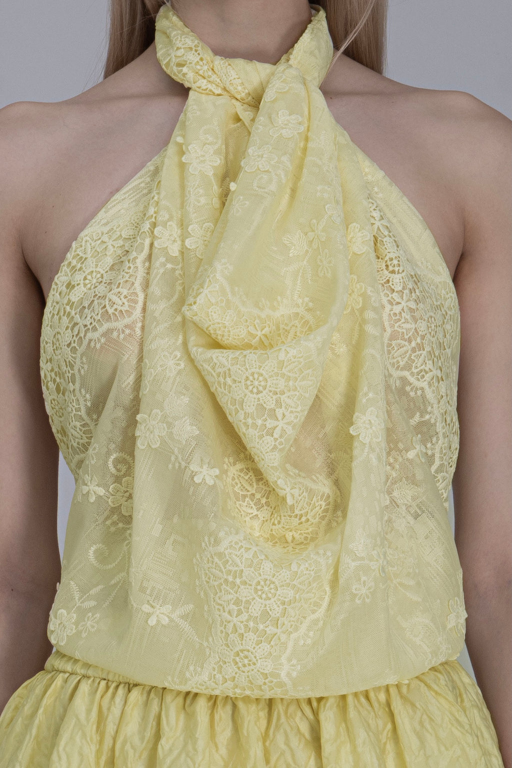 Lace Scarf Top
