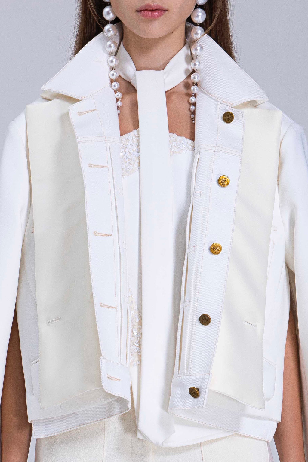 Offwhite Sequence Tie Top