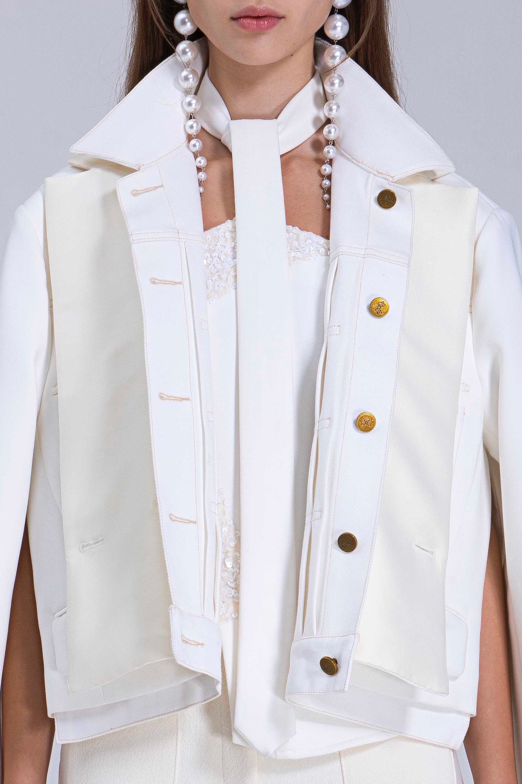 Offwhite Sequence Tie Top