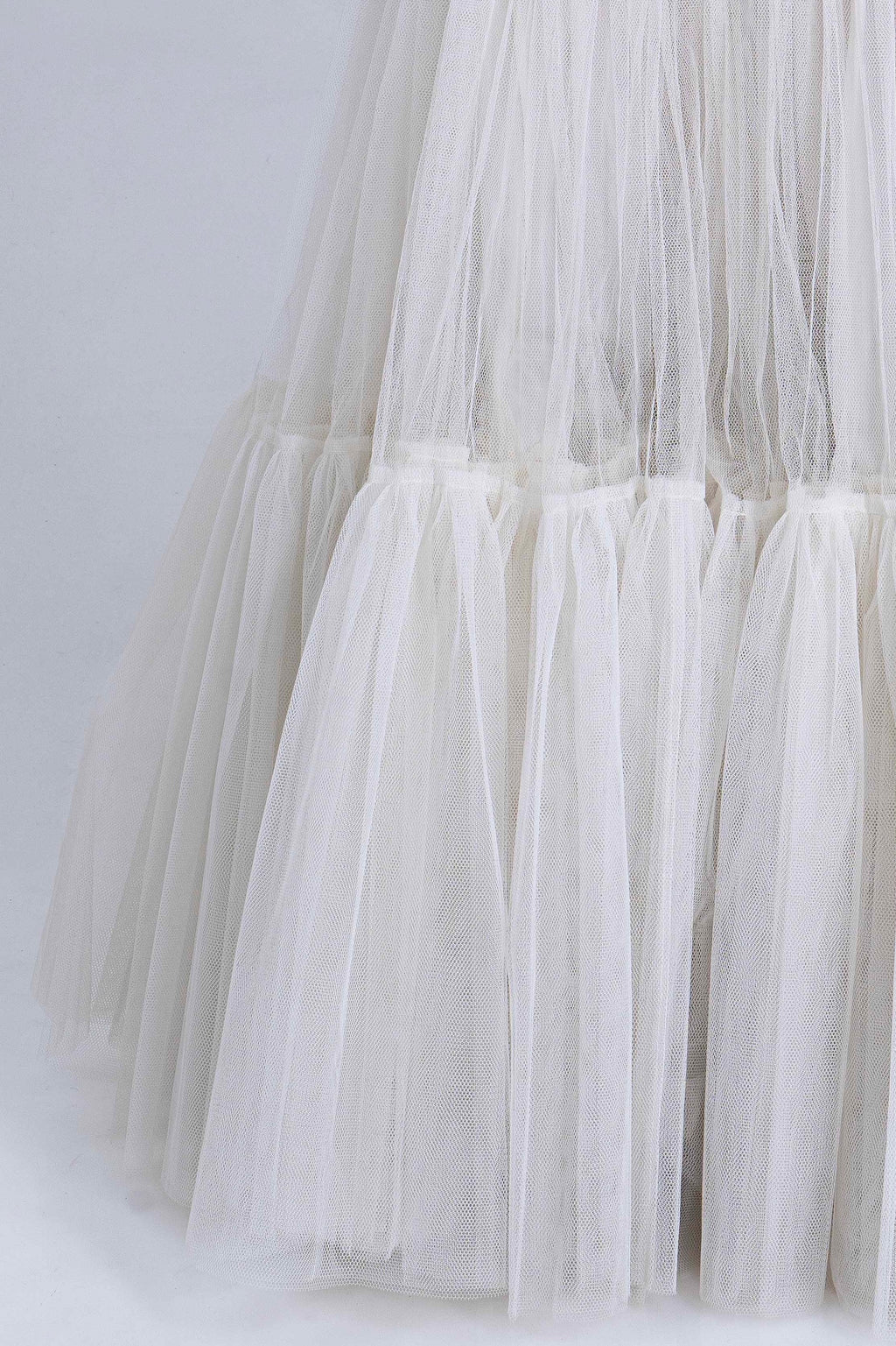 Tiered Tulle Maxi Skirt
