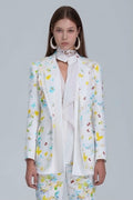 New Butterfly Print Suit Pants