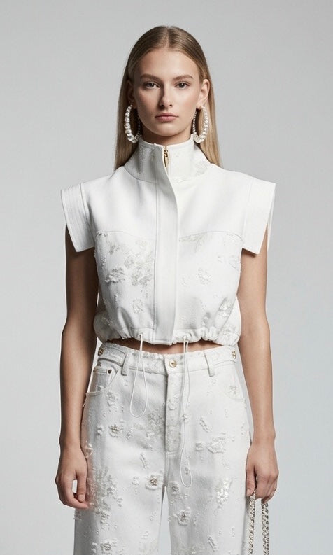 Sequined Vest