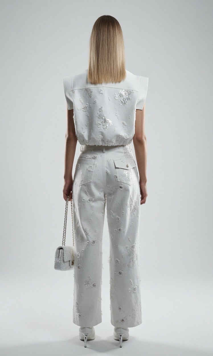 Sequined Vest