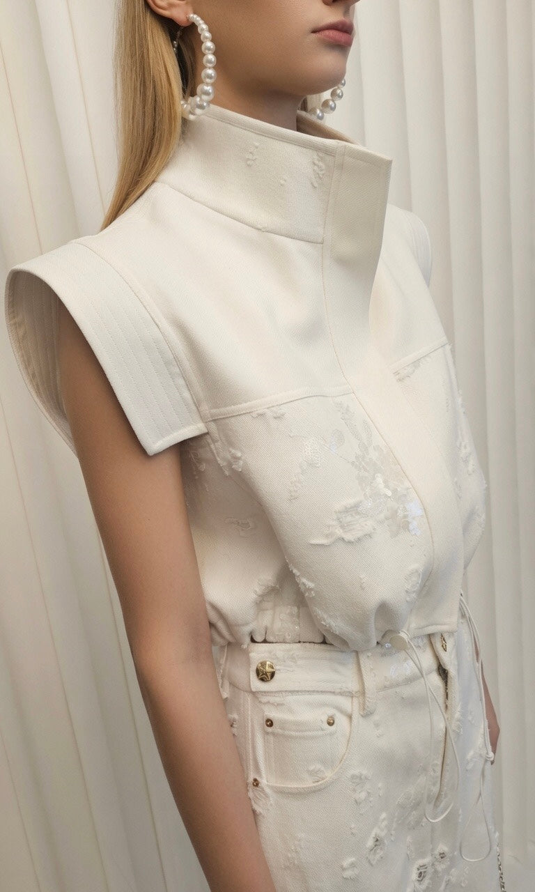 Sequined Vest