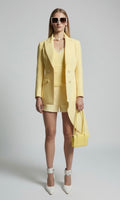 Yellow Irregular Jacket