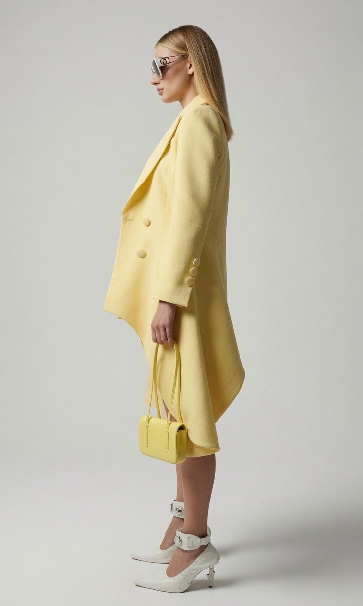 Yellow Irregular Jacket