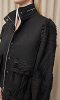 Black Transparent  Cargo Pants