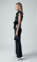 Black Flared Trousers