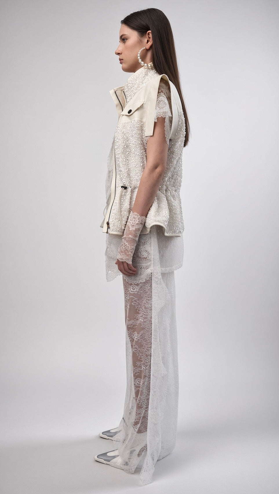 White Embellished Jacket