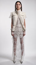 White Embellished Jacket