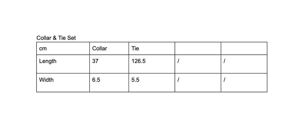 Collar & Sequence Tie Set