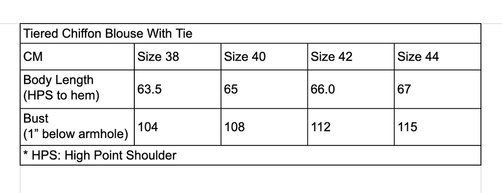 Tiered Chiffon Blouse With Tie